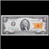 Image 2 : 1976 $2 Federal Reserve Note 1st Day of Issue, with Stamp Grades Gem+ CU