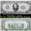 Image 1 : 1928B $20 Green Seal Federal Reserve Note (Chicago, IL) Redeemable In Gold Grades Choice AU