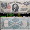 Image 1 : 1917 $1 Legal Tender, Signatures of Elliott & Burke, FR37 Grades vf+