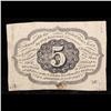 Image 3 : 1862 US Fractional Currency 5c First Issue fr-1230 Thomas Jefferson W/ Monigram Grades xf