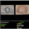 Image 1 : 1863 US Fractional Currency 5c Second Issue fr-1232 Washington In Oval Grades vf, very fine