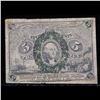 Image 2 : 1863 US Fractional Currency 5c Second Issue fr-1232 Washington In Oval Grades vf, very fine