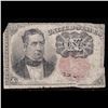 Image 2 : 1875 US Fractional Currency 10c Fifth Issue fr-1265 Long Key Grades vg, very good