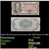 Image 1 : 1876 US Fractional Currency 50c Fifth Issue fr-1380 Grades f, fine