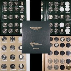 Near Complete Kennedy Half Dollar Book 1967-2017 55 coins Grades