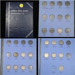 Partial Liberty Nickel Book 1893-1911 13 coins Grades