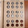 Image 8 : Near Complete Washingon Quarter Book 1963-1998 106 coins Grades