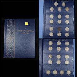 ***Auction Highlight***Complete Liberty Nickel Book 1883-1912 33 coins Grades