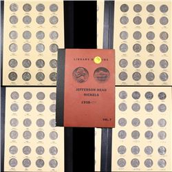 Complete Jefferson Nickel Book 1938-1978 96 coins Grades