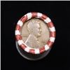 Image 3 : Mixed small cents 1c orig shotgun roll, 1912-dWheat Cent, 1884 Indian Cent other end, Seal Strong Gr