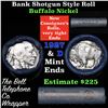 Image 1 : Buffalo Nickel Shotgun Roll in Old Bank Style 'Bell Telephone'  Wrapper 1927 & d Mint Ends Grades