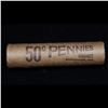 Image 4 : Uncirculated shotgun Lincoln 1c roll, 1982-d Copper Large Date 50 pcs Brinks Wrapper  Grades