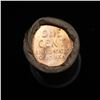 Image 3 : Uncirculated Shotgun Lincoln 1c roll, 1956-d 50 pcs Brinks Wrapper  Grades