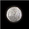 Image 3 : ***Auction Highlight*** AU/BU Slider Brinks Shotgun Morgan $1 Roll 1890 & P Ends Virtually UNC (fc)