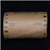 Image 5 : ***Auction Highlight*** AU/BU Slider Brinks Shotgun Morgan $1 Roll 1902 & O Ends Virtually UNC (fc)