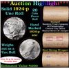 Image 1 : ***Auction Highlight*** 1924-p Uncirculated Peace Dollar Shotgun Roll (fc)