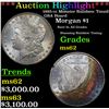 Image 1 : ***Auction Highlight*** NGC 1885-cc GSA Hoard Morgan Dollar $1 Graded ms62 By NGC (fc)