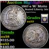 Image 1 : ***Auction Highlight*** 1867-s W/ Motto Seated Half Dollar 50c Graded Select AU By USCG (fc)