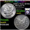 Image 1 : ***Auction Highlight*** 1888-s Vam 1D R5 Morgan Dollar $1 Graded Select Unc By USCG (fc)