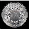 Image 2 : ***Auction Highlight*** 1869 Shield Nickel 5c Graded GEM Unc By USCG (fc)