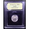 Image 4 : ***Auction Highlight*** 1869 Shield Nickel 5c Graded GEM Unc By USCG (fc)