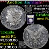 Image 1 : ***Auction Highlight*** 1883/18-3-s Vam 9 R5 Morgan Dollar $1 Graded Unc+ PL By USCG (fc)