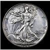 Image 2 : ***Auction Highlight*** 1938-d Walking Liberty Half Dollar 50c Graded Choice Unc By USCG (fc)