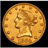 Image 2 : ***Auction Highlight*** 1854-p Gold Liberty Eagle $10 Graded Select Unc BY USCG (fc)