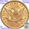 Image 7 : ***Auction Highlight*** 1854-p Gold Liberty Eagle $10 Graded Select Unc BY USCG (fc)