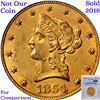 Image 8 : ***Auction Highlight*** 1854-p Gold Liberty Eagle $10 Graded Select Unc BY USCG (fc)