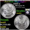 Image 1 : ***Auction Highlight*** 1885-o Morgan Dollar $1 Graded GEM++ Unc By USCG (fc)
