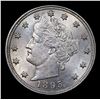 Image 2 : ***Auction Highlight*** 1895 Liberty Nickel 5c Graded Choice Unc By USCG (fc)