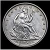 Image 2 : ***Auction Highlight*** 1853-p Arrows & Rays Seated Half Dollar 50c Graded Select Unc By USCG (fc)