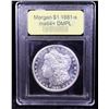 Image 4 : ***Auction Highlight*** 1881-s Morgan Dollar $1 Graded Choice Unc+ DMPL By USCG (fc)