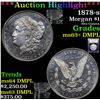 Image 1 : ***Auction Highlight*** 1878-s Morgan Dollar $1 Graded Select Unc+ DMPL By USCG (fc)