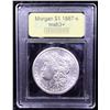 Image 4 : ***Auction Highlight*** 1887-s Morgan Dollar $1 Graded Select+ Unc By USCG (fc)