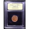 Image 4 : ***Auction Highlight*** 1864 L Indian Cent 1c Graded Choice Unc RB By USCG (fc)