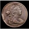 Image 2 : ***Auction Highlight*** 1801 S-222 Draped Bust Large Cent 1c Graded vf++ By USCG (fc)