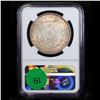 Image 3 : NGC 1889-p Morgan Dollar $1 Graded ms63+ By NGC