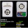 Image 1 : 1948-s Washington Quarter 25c Graded ms66 By NGC