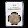 Image 2 : NGC 1882-o Rainbow Toned Morgan Dollar $1 Graded ms63 By NGC