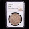 Image 2 : NGC 1883-o Morgan Dollar $1 Graded ms63 By NGC