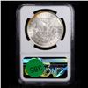 Image 3 : NGC 1888-p Rainbow Toned Morgan Dollar $1 Graded ms63 By NGC