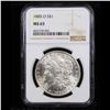 Image 2 : NGC 1885-o Morgan Dollar $1 Graded ms63 By NGC