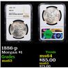 Image 1 : NGC 1886-p Morgan Dollar $1 Graded ms63 By NGC