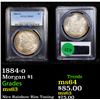 Image 1 : PCGS 1884-o Morgan Dollar $1 Graded ms63 By PCGS
