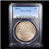 Image 2 : PCGS 1881-s Colorfully Toned Morgan Dollar $1 Graded ms64 By PCGS