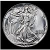 Image 2 : 1941-p Walking Liberty Half Dollar 50c Grades Choice+ Unc