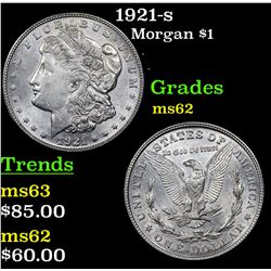 1921-s Morgan Dollar $1 Grades Select Unc
