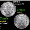 Image 1 : 1880-p Morgan Dollar $1 Grades Choice Unc